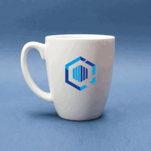Koffiemok met logo